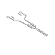Load image into Gallery viewer, MagnaFlow Cat-Back, SS, 2.5in, Quad Split Rear 3.5in Tip 2015 Dodge Challenger 3.6L V6 - 19217