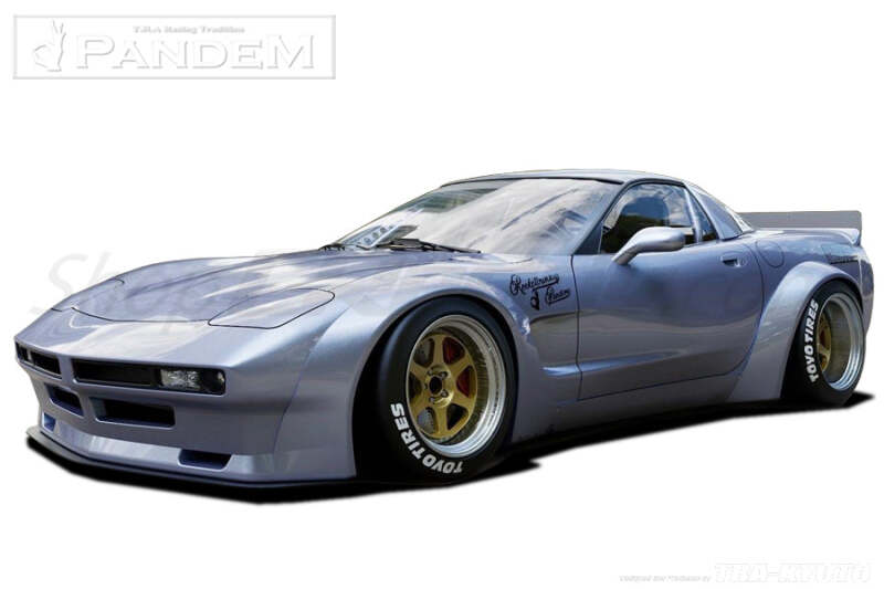 GReddy Pandem 97-04 Chevrolet Corvette C5 Fastback Coupe Rocket Bunny Full Widebody Aero Kit w/ Wing - 66980900