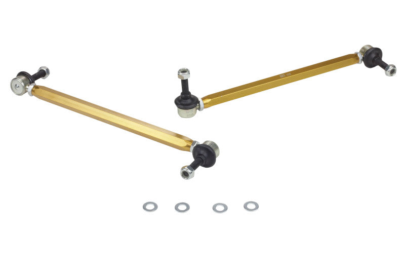 Whiteline 02-06 R53 & 06+ R56 Mini Cooper S Front Swaybar link kit-adjustable ball end links - KLC105