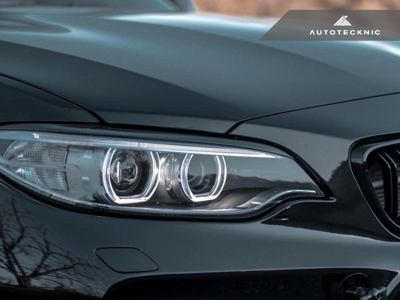 AutoTecknic Carbon Fiber Headlight Trim Set - BMW F87 M2 | M2 Competition | F22 2-Series