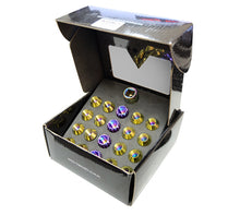 Load image into Gallery viewer, NRG 200 Series M12 X 1.25 Titanium Lug Nut Set - 21 Pc w/Lock Key Socket - Neochrome - LN-T210MC-21