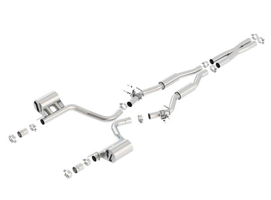 Borla 2015 Dodge Challenger SRT/392 Hemi 6.4L V8 S-TYPE Catback Exhaust w/ Valves Factory Bezel - 140640