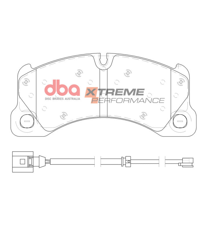 DBA 08-20 Porsche Cayenne (w/368mm Front Rotor) Front XP Performance Brake Pads - DB15102XP
