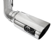 Load image into Gallery viewer, aFe Atlas Exhaust 4in DPF-Back Exhaust Aluminized Steel Polished Tip 11-14 ford Diesel Truck V8-6.7L - 49-03065-P