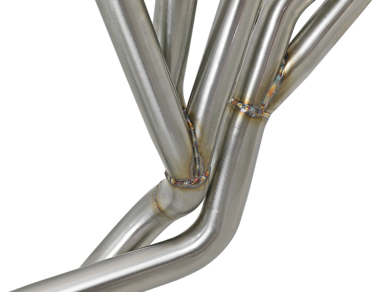 aFe Power Twisted Steel Long Tube Header & Connection Pipes 01-16 Nissan Patrol (Y61) V8-4.8L - 48-36109-YN