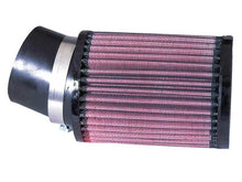 Load image into Gallery viewer, K&amp;N Filter Universal Rubber Round Straight Filter 20 Deg Angled 2-7/16in Flange 3-3/4in OD 5in H - RU-1760