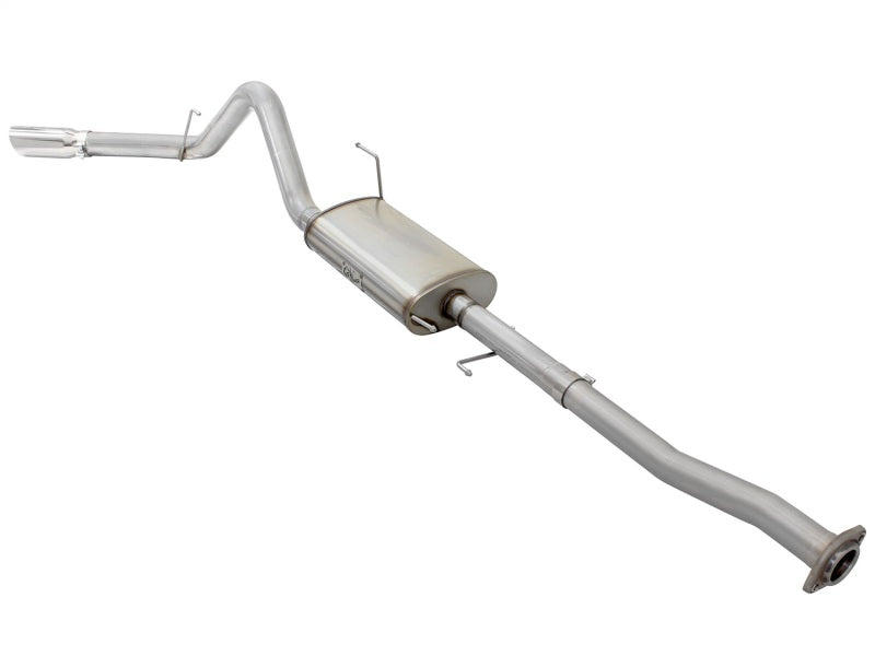 aFe MACHForce XP SS Exhaust 3in to 3.5in Cat-Back w/ Polished Tip 15 Ford F-150 EcoBoost V6 2.7/3.5L - 49-43068-P