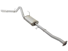 Load image into Gallery viewer, aFe MACHForce XP SS Exhaust 3in to 3.5in Cat-Back w/ Polished Tip 15 Ford F-150 EcoBoost V6 2.7/3.5L - 49-43068-P