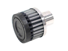 Load image into Gallery viewer, K&amp;N Steel Base Crankcase Vent Filter/Breather 1in Vent OD x 2in OD x 1.5in Height - 62-1040