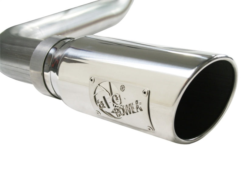 aFe MACHForce XP Exhaust Cat-Back SS-409 07-09 Toyota Tundra V8-5.7L w/ Polished Tip - 49-46006-P