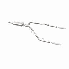 Load image into Gallery viewer, Magnaflow 09-13 Dodge Ram 1500 V6 3.6L Dual Spilt Rear Exit Polished Stainless C/B Perf Exhaust - 15249