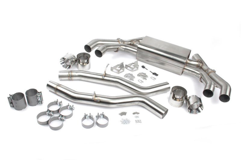 Dinan 20-25 BMW X3 M/X4 M (F97/F98) Free Flow Axleback Exhaust System - Polished Tips - D660-0086