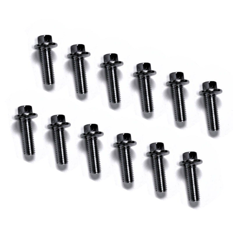 Kooks LS Engine Header Bolts and Locking Hardware Qty 12 - M8 - 1.25 x 25mm Bolts - BK110