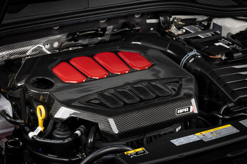 APR 22-26 Audi A3 Quattro Engine Cover Gloss - Carbon Fiber Twill - MS100232