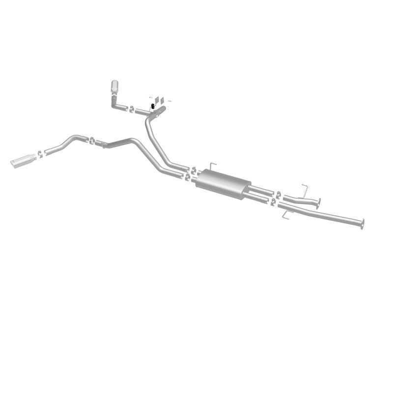 MagnaFlow Cat-Back 10-15 Toyota Tundra SC LB / CC SB 4.6L/5.7L V8 SS 2.5 Dual Split Rear 4in Tip - 19232