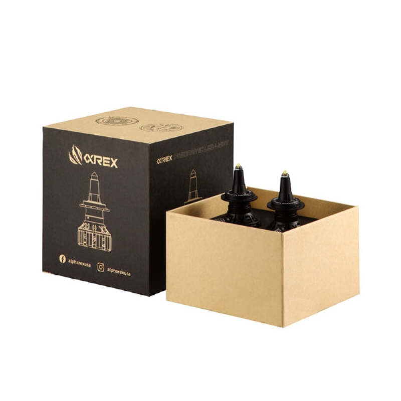 AlphaRex Black Ammo Panoramic LED Light Bulbs - H11 - 110011