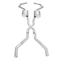Load image into Gallery viewer, Stainless Works Chevy Camaro 1967-69 Exhaust 3in Stainless with X-Pipe - CA67693CS
