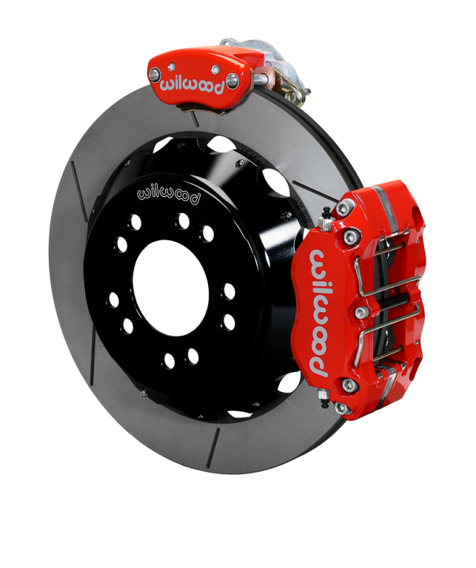 Wilwood kit rear FFR DPR/MC4 IRS 8.8 t-bird 12.88X.81 GT W/LINES red - 140-14090-R