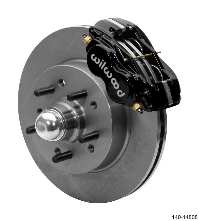 Wilwood Forged Dynalite Front Kit 11.5in 65-66 Chevrolet Impala w/ Factory Drum Spindle-Req 220-7699 - 140-14808
