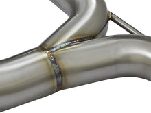 Load image into Gallery viewer, aFe POWER Takeda 16-17 Honda Civic I4-1.5L (t) 2.5-2.25in 304 SS CB Dual-Exit Exhaust Blue Tips - 49-36615-L