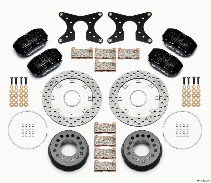 Wilwood Dynapro Lug Mount Dual Rear Dynamic Kit SA Drilled Big Ford New Style 2.50in Offset - 140-12552-D