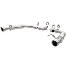 Load image into Gallery viewer, MagnaFlow Axle Back, SS, 2.5in, Competition, Dual Split Polish 4.5in Tip 2015 Ford Mustang Ecoboost - 19179