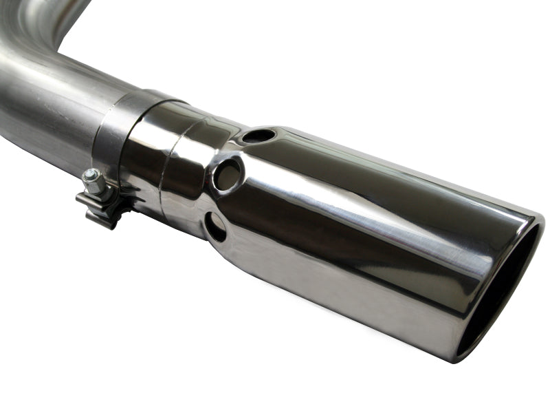 aFe MACHForce XP 4in DPF-Back SS Exhaust 5/07-10 GM Diesel Trucks V8-6.6L (td) LMM - 49-44004