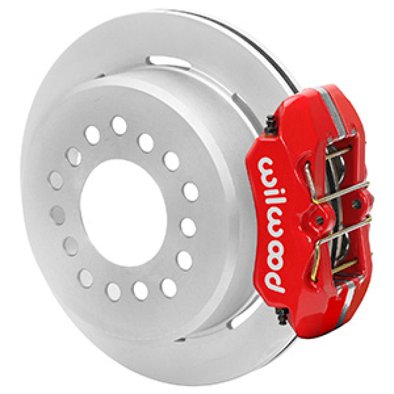 Wilwood Ford Explorer 8.8in Rear Axle Dynapro Disc Brake Kit 11in Rotor -Red Caliper - 140-16406-R