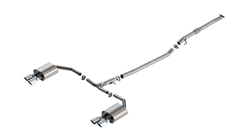 Borla 2025 Kia K5 GT 2.5L 4 Cyl S-type Cat-Back Exhaust w/ 3.5in Tips - 141014