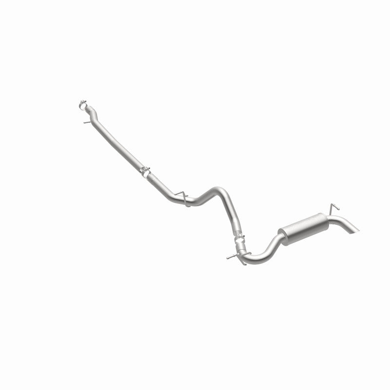 MagnaFlow 12-14 Jeep Wrangler 4dr Single Straight Rear P/S Exit Stainless C/B Performance Exhaust - 15117