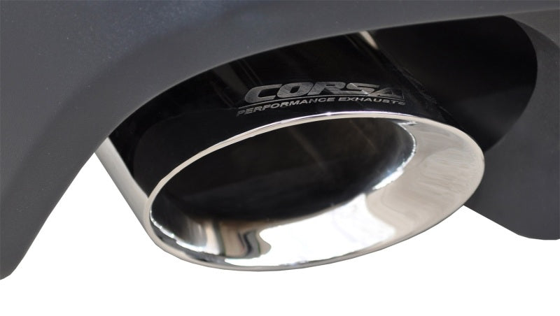 Corsa 2011-2012 Ford Mustang Shelby GT500 5.4L V8 Polished Sport Axle-Back Exhaust - 14320
