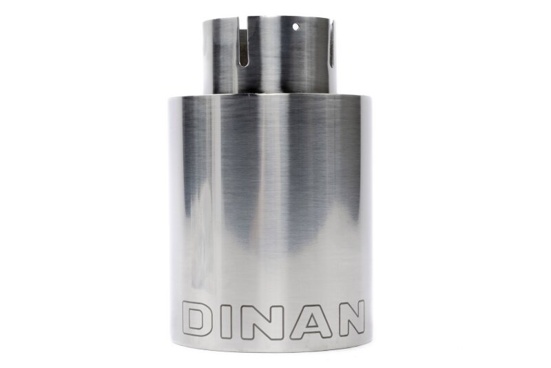 Dinan Double-Walled 4in Clamp-On Exhaust Tip - Polished - 4in Outlet / 2.5in Inlet - D663-0555-BOX