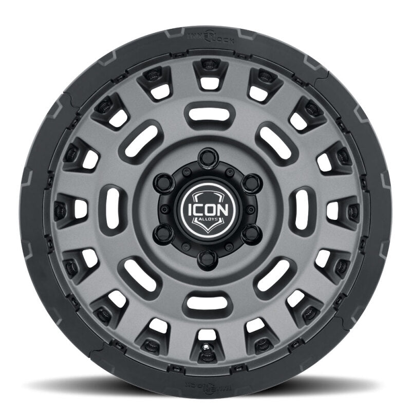 ICON Hammer Pro 17x8.5 / 5x150 / 25MM / 5.75in BS - Charcoal - 21017855557CH