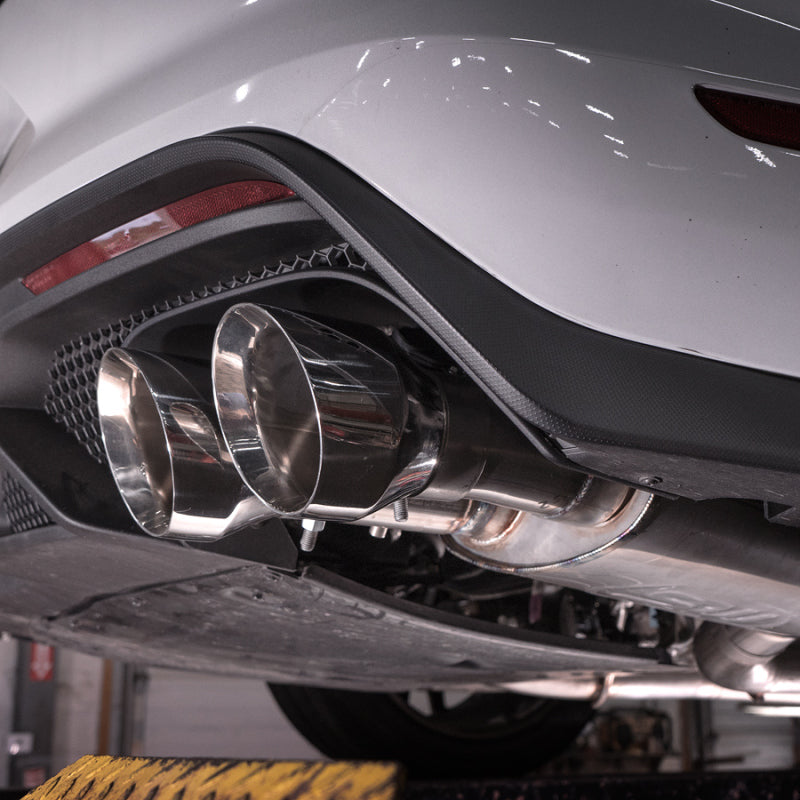Stainless Works 2020 Ford GT500 Redline Catback H-Pipe Exhaust Factory Connect - Polished Tips - GT500CBHFCR
