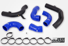 do88 VAG 2.0 TSI EA888 Gen4 (245hp) do88 Intercooler Pressure Pipes Blue Hoses - TR-340-DO88-2-B