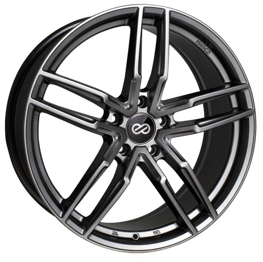 Enkei SS05 18x8 5x110 40mm Offset 72.6mm Bore Hyper Gray Wheel - 511-880-5140GR