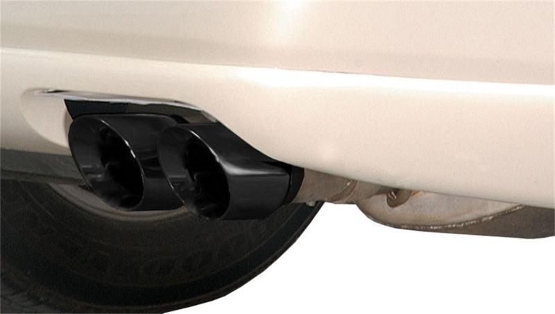Corsa 98-03 Cadillac Seville 4.6L 2.5in Cat-Back Dual Rear w Twin 35in Black Pro-Series Tips - 14150BLK