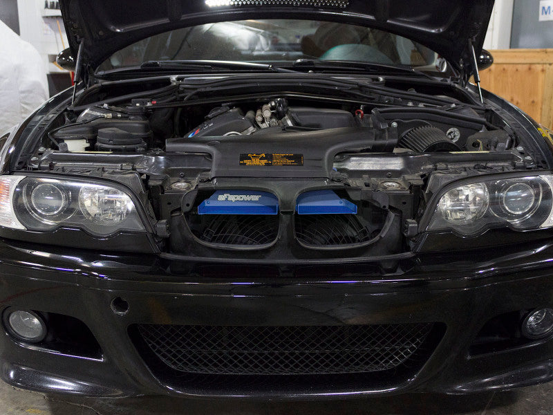 aFe MagnumFORCE Intakes Scoops AIS BMW 3-Series/ M3 (E46) 01-06 L6 - Matte Blue - 54-10468-L