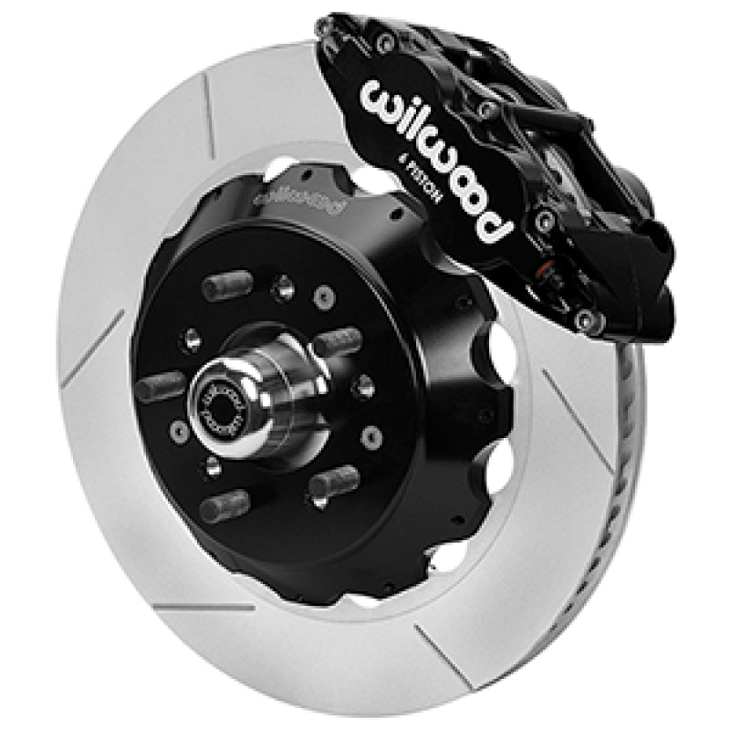 Wilwood Forged 6 Piston Superlite Caliper, SRP 72 Vane Vented Spec37 Slotted Rotor - 14.00x1.25 - 140-17089