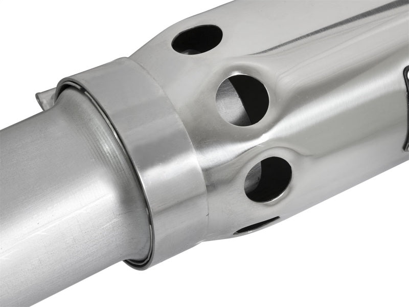 aFe LARGE BORE HD 3.5in DPF-Back SS Exhaust w/Polished Tip 2016 GM Colorado/Canyon 2.8L (td) - 49-44064-P