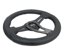Load image into Gallery viewer, NRG Reinforced Steering Wheel (320mm) w/Carbon Center Spoke - RST-002RCF