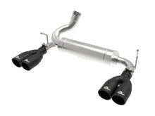 Load image into Gallery viewer, aFe Rebel Series 2.5in 409 SS Axle-Back Exhaust System Black 07-18 Jeep Wrangler (JK) V6-3.6L/3.8L - 49-48086-B