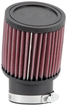 Load image into Gallery viewer, K&amp;N Filter Universal Rubber Round Straight Filter 20 Deg Angled 2-7/16in Flange 3-3/4in OD 4in H - RU-1750