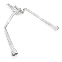 Load image into Gallery viewer, Stainless Works 2006-09 Trailblazer SS 6.0L 2-1/2in Chambered Exhaust X-Pipe Side Bumper Exit - TBTD