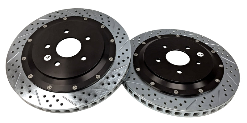 Baer Brakes 04-09 Cadillac XLR Eradispeed+ Rear SDZ 2-Piece Performance Brake Rotors - 2302021