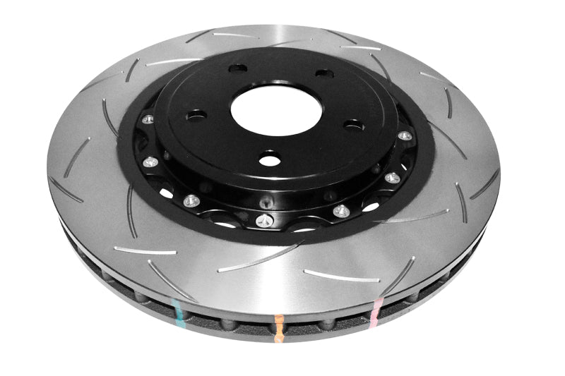 DBA 06-10 Jeep Grand Cherokee SRT8 5000 Series Uni-Directional Slotted Front Rotor w/Black Hat - DBA52532BLKS