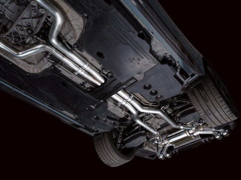 AWE Tuning 22-26 Cadillac CT5-V Blackwing SwitchPath Exhaust - Chrome Silver Tips - 3025-42562
