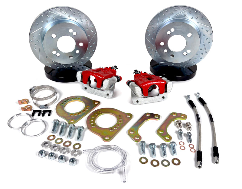 Baer Brakes Ford 8.8in C-Clip Rear Ends 10.5in Classic Series Rear Brake Kit - Red - 4262737R
