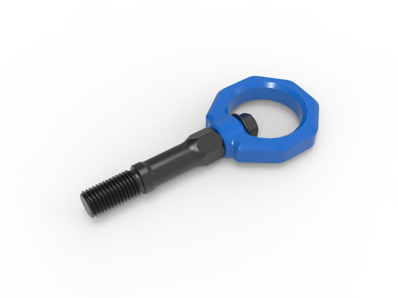 aFe CONTROL Rear Tow Hook Chevrolet Corvette (C8) 20-25 V8-6.2L- Blue - 450-401015-L