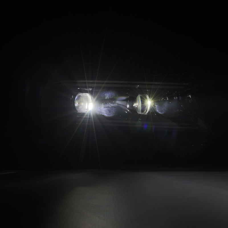AlphaRex 15-23 Dodge Charger LUXX LED Proj Headlights Alpha-Black w/Actv Light & Seq.Sig / SB DRL - 880579